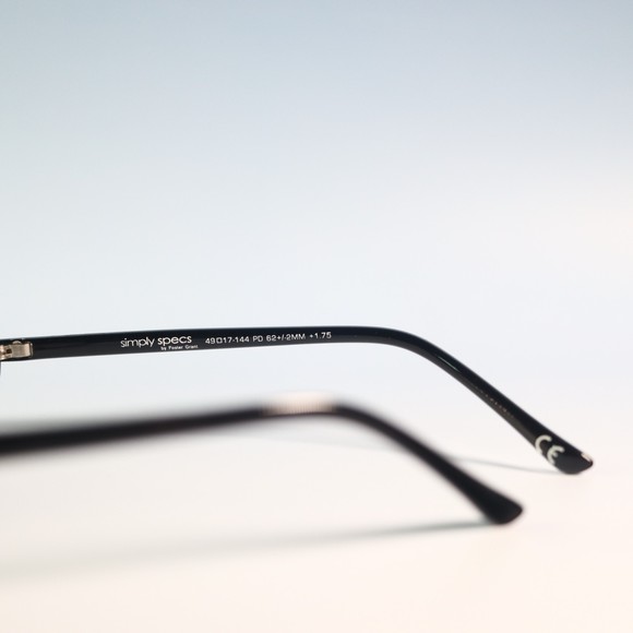 Simply Specs PL0815 49-17 144 eyeglasses readers PD 62+/-2MM +1.75 N4 - Picture 2 of 8